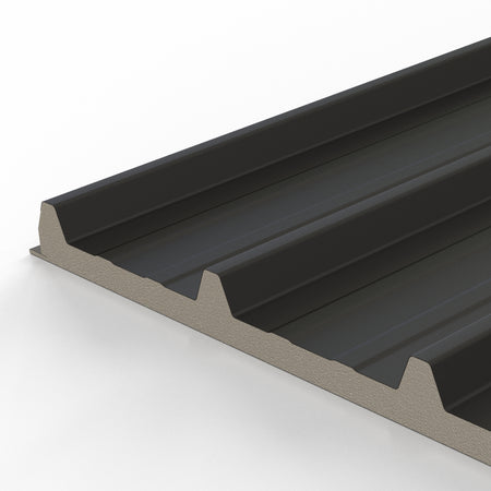Insulated Roof Panel PUR 30mm Eco Anthracite