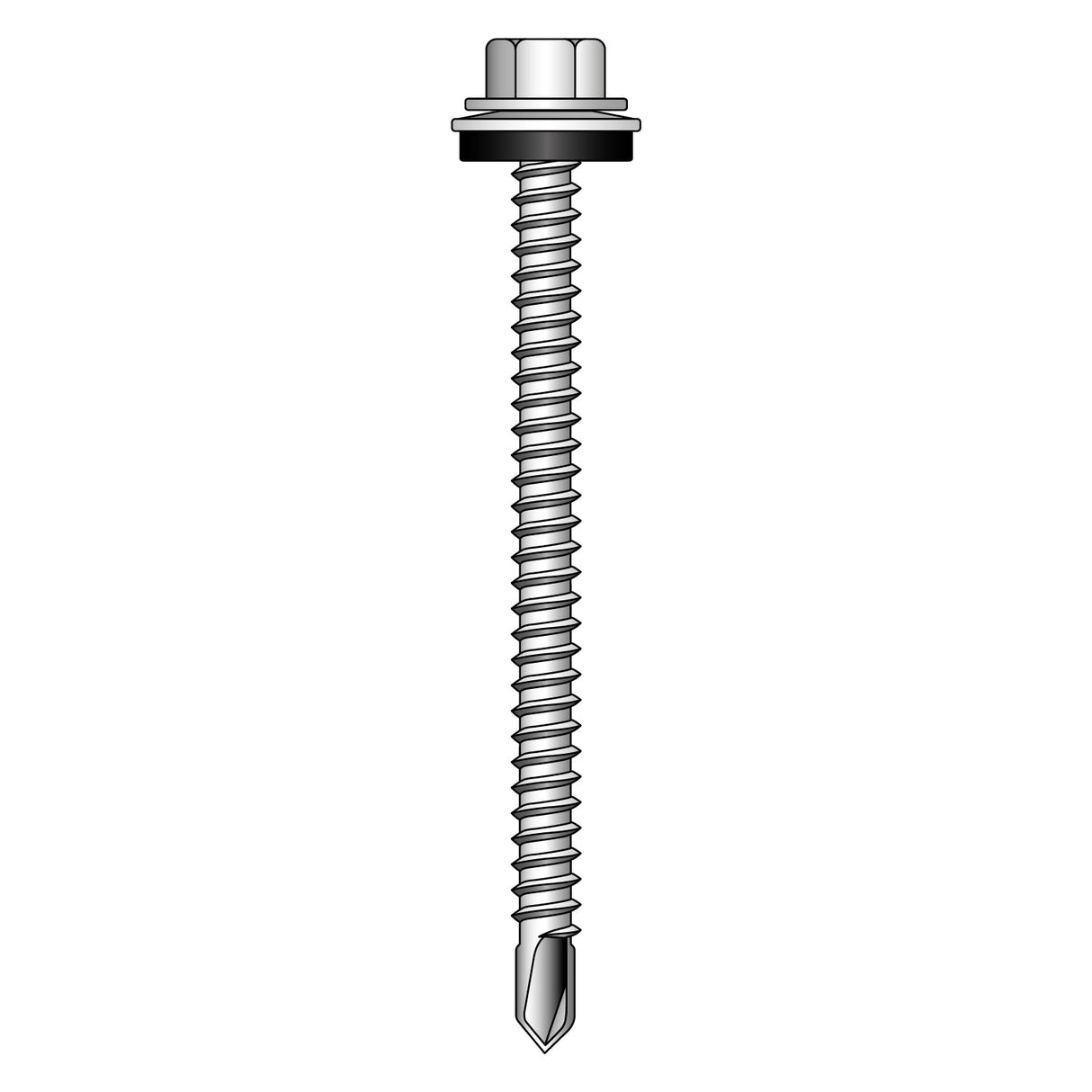 Insulated Panel 10mm to Light Section Fixings 6.5x70mm (Pack of 100)