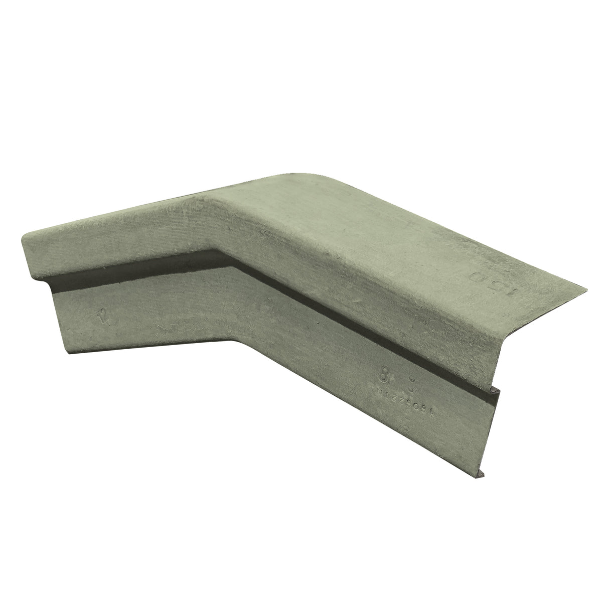 Cranked Vergeline Fibre Cement Barge Moorland Green