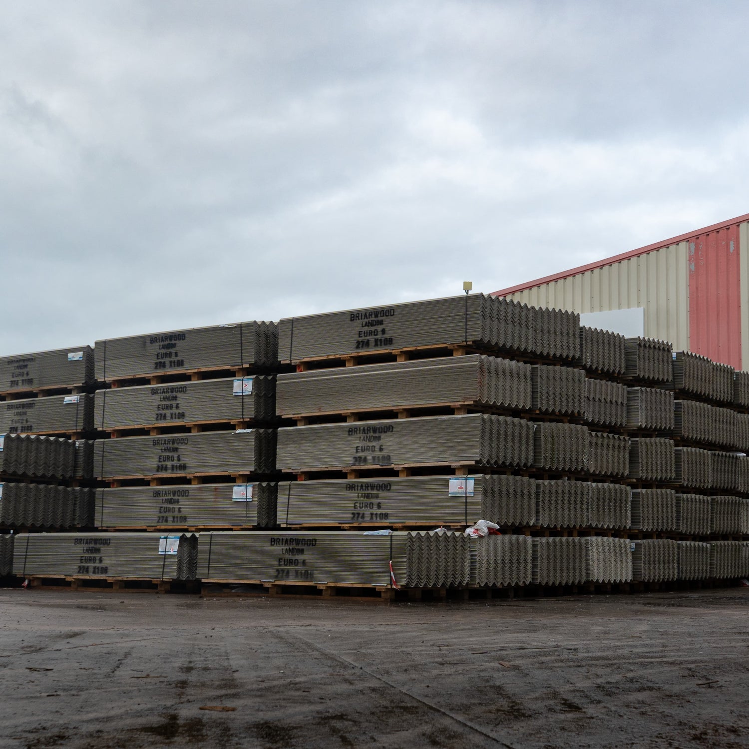 Clearance Big 6 Fibre Cement Roof Sheets Natural Grey