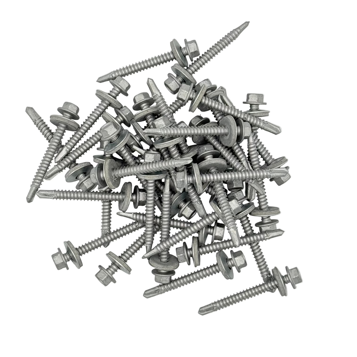 50mm Metal Profiled to Light Metal Wall Sections Tek Screws (Pack of 100)