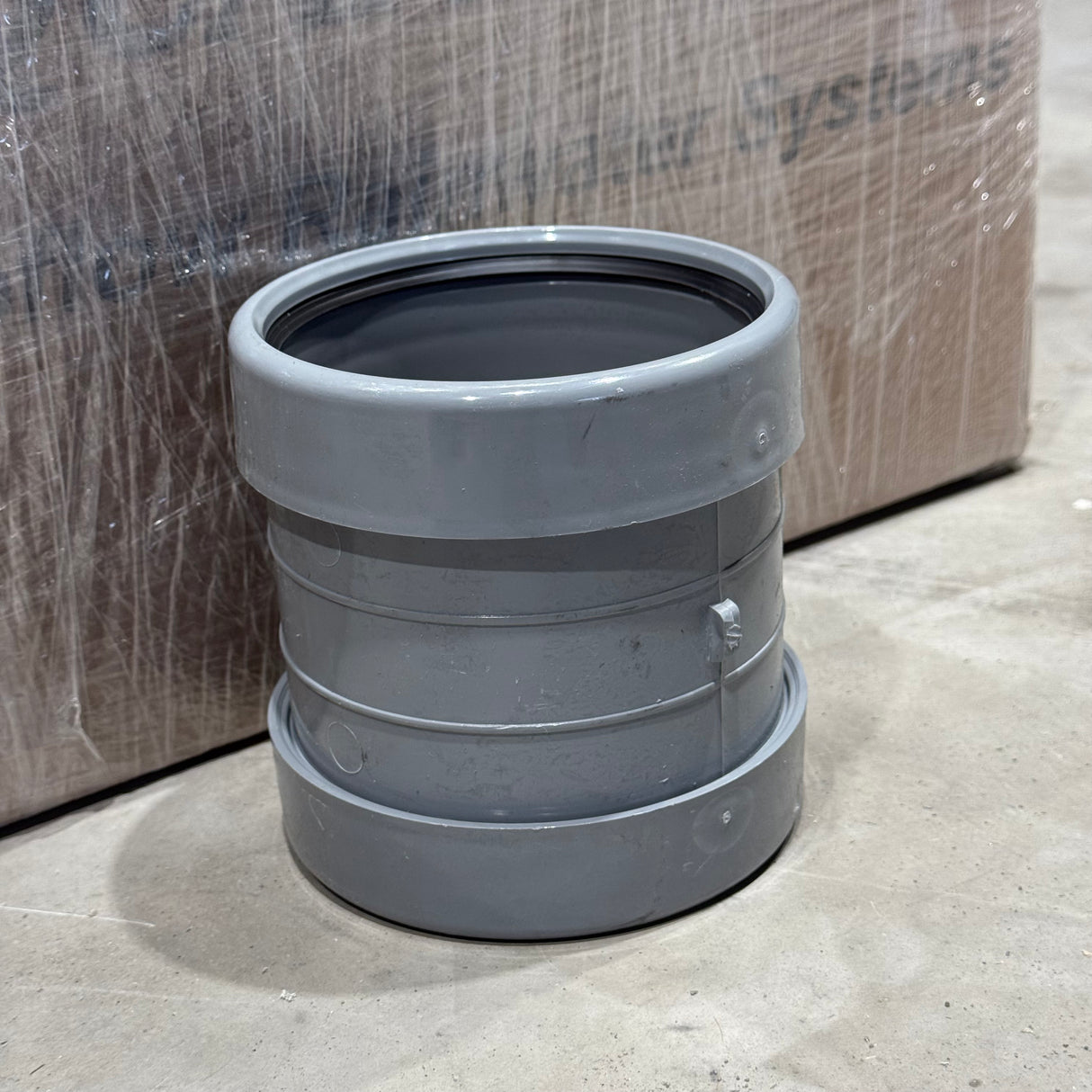 Briarwood Industrial 110mm Guttering Double Socket Soil Pipe Connector