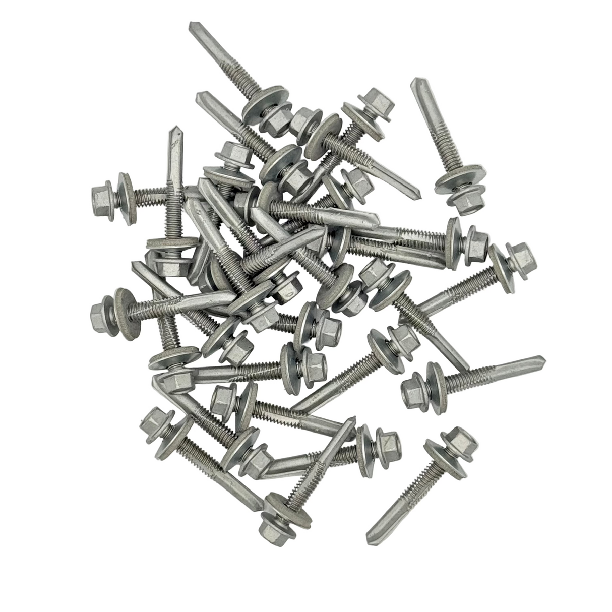 38mm Metal Profiled to Heavy Metal Wall Sections Tek Screws (Pack of 100)
