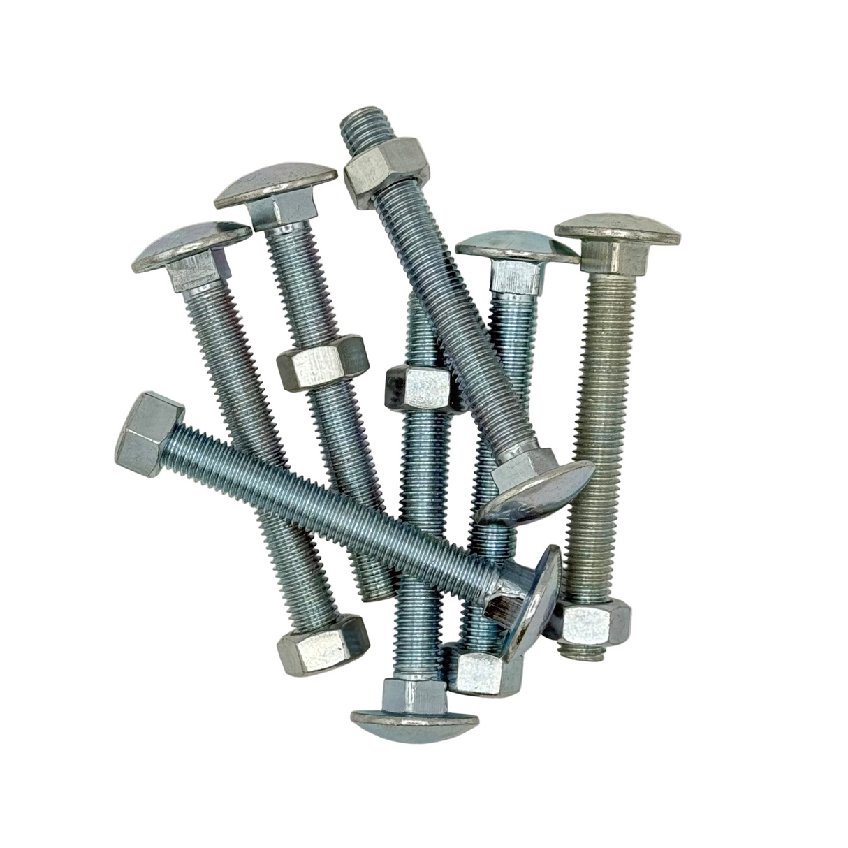 M12 X 100mm Cup Square Hex Coach Bolt & Nut.