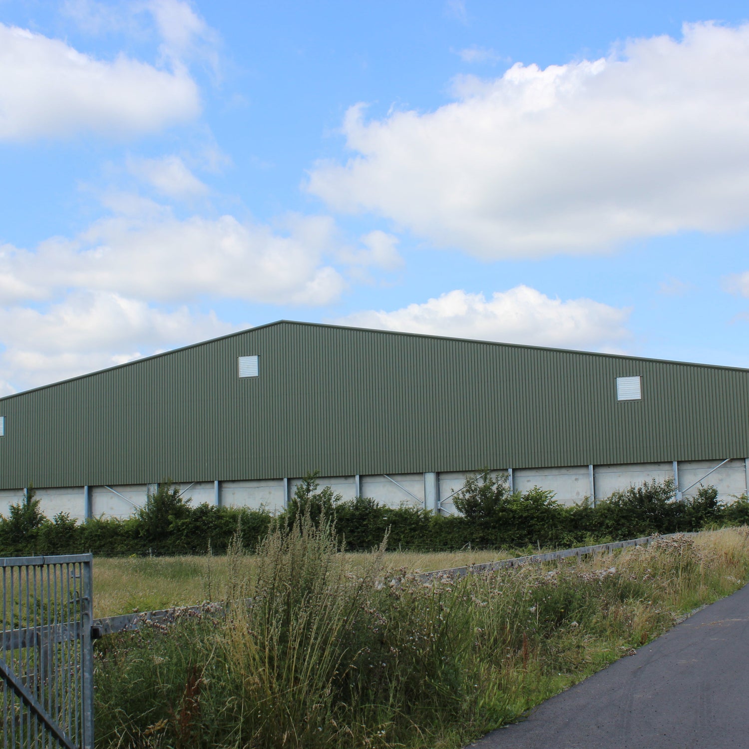 32/1000 Box Profile 0.5 Polyester Metal Sheet Anthracite