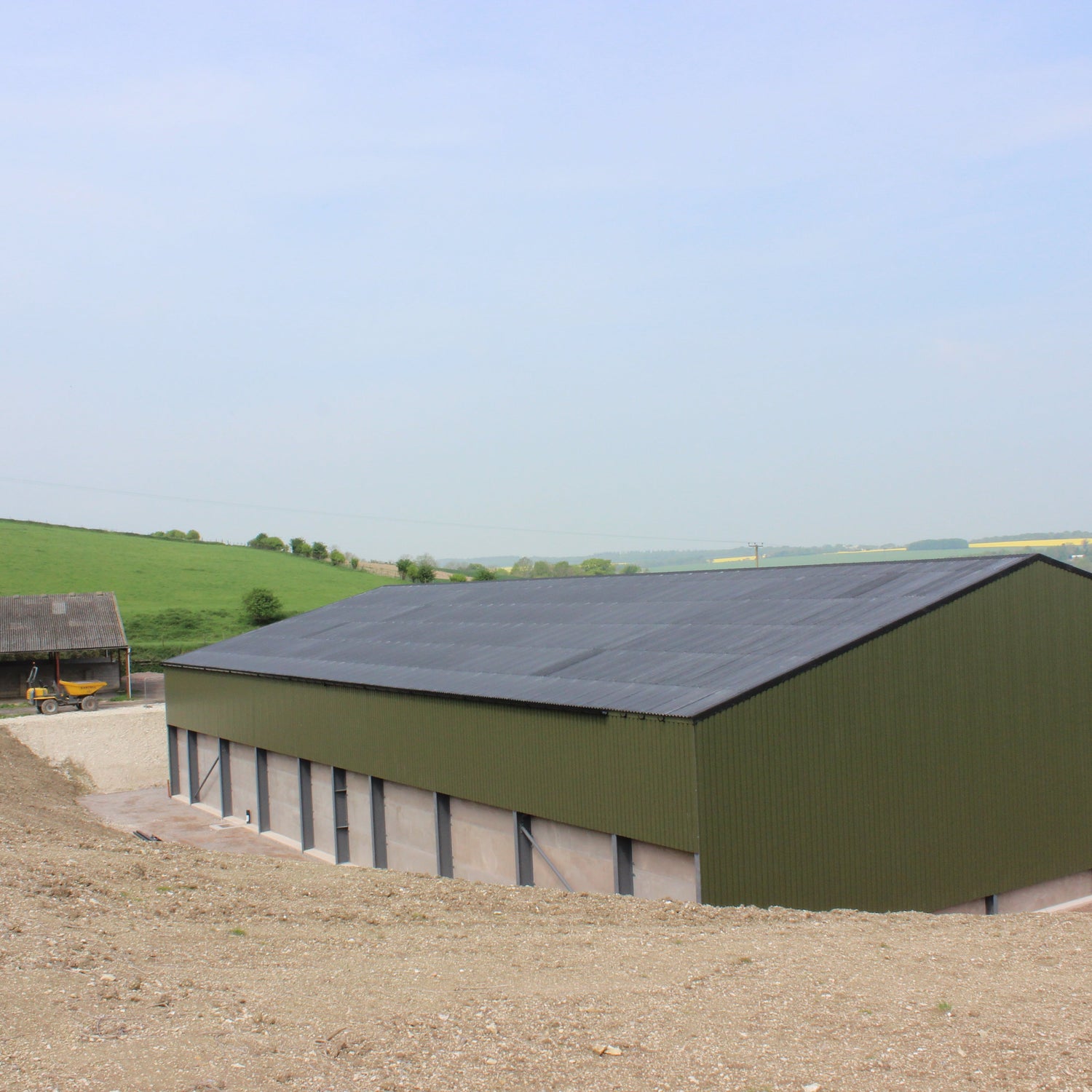 32/1000 Box Profile 0.5 Polyester Metal Sheet Anthracite