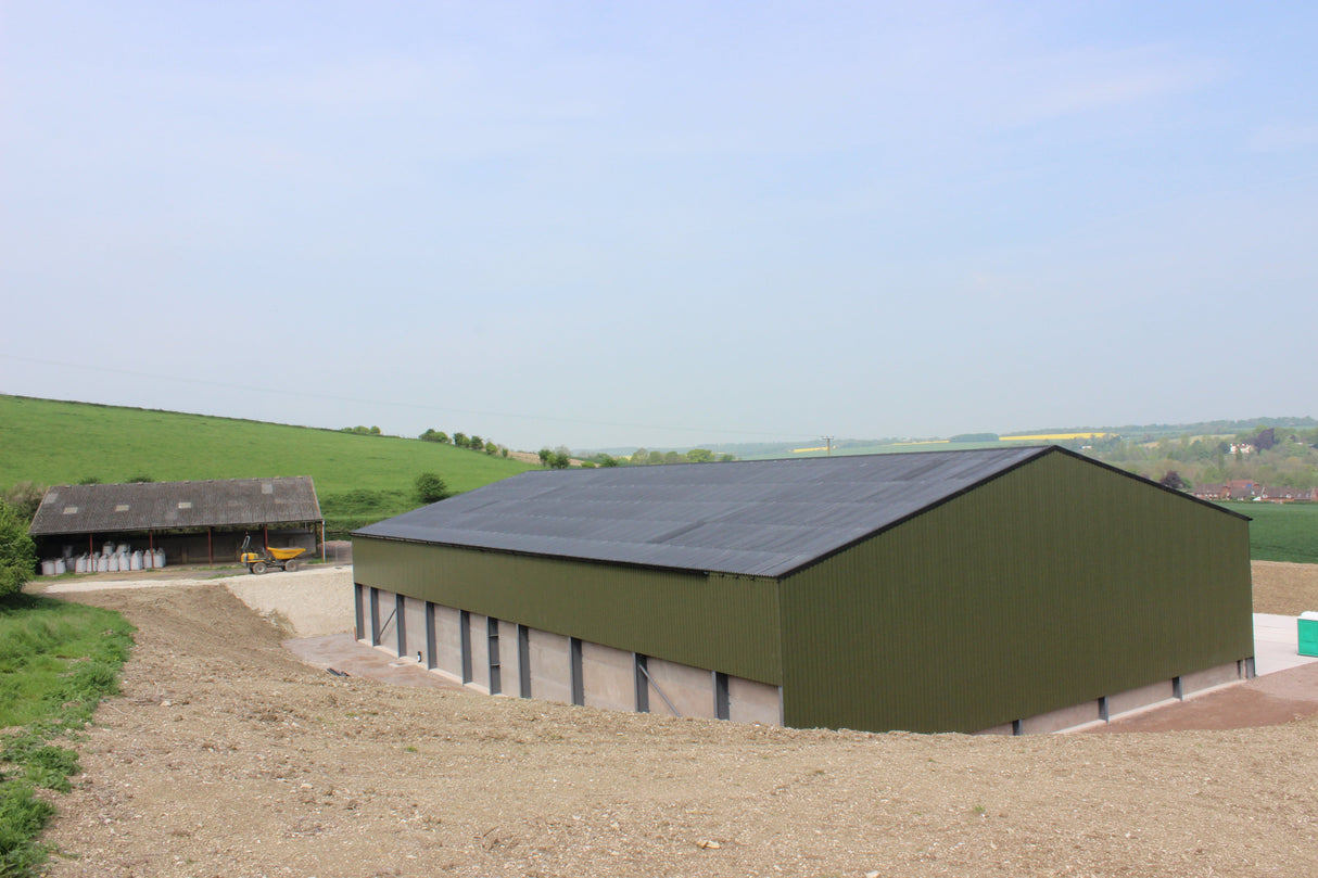 32/1000 Box Profile Sheeting 0.5 Polyester Paint Coated Roof Sheet Anthracite