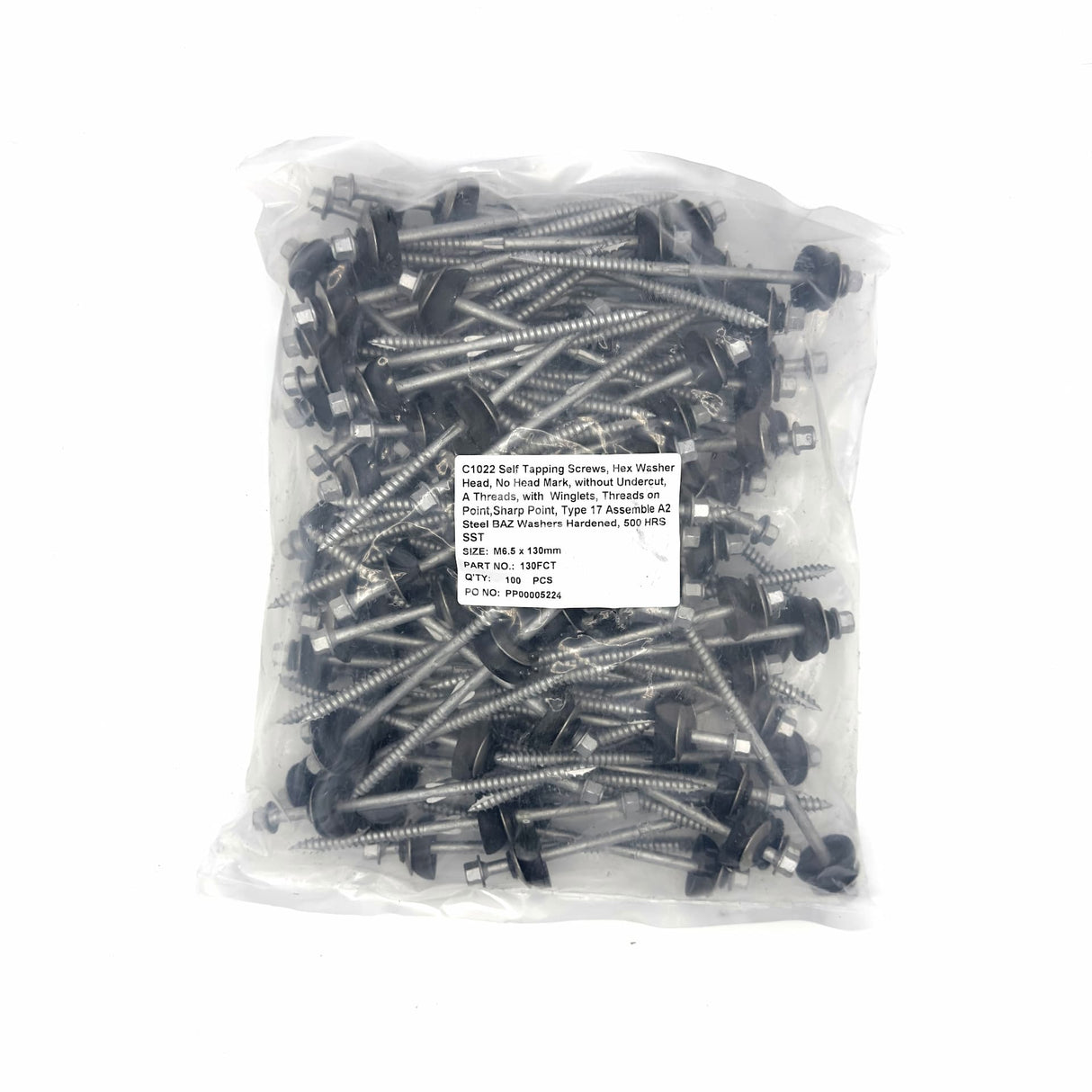 Fibre Cement to Timber Fixings 6.3x130mm (Pack of 100)