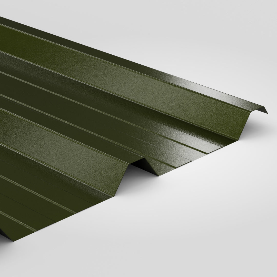 32/1000 Box Profile PVC Plastisol Steel Roofing Sheets
