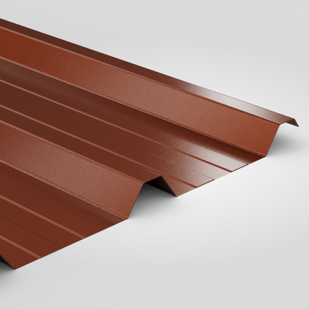 32/1000 Box Profile PVC Plastisol Steel Roofing Sheets