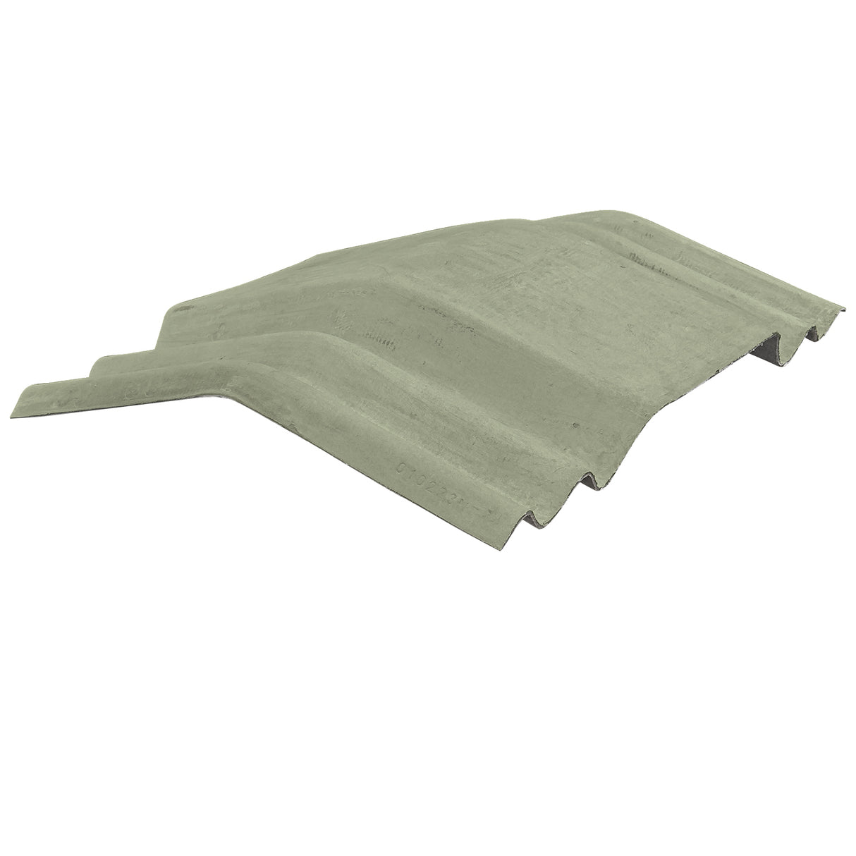 Vented Big 6 Fibre Cement Ridge Moorland Green