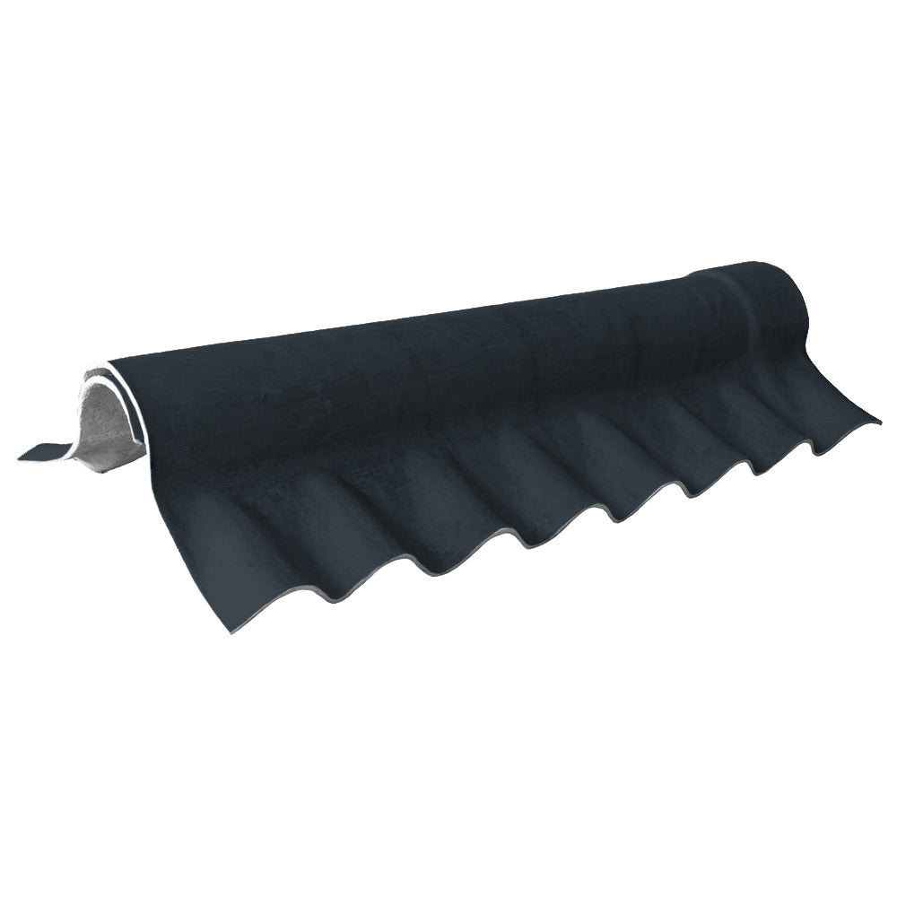 Adjustable Big 6 Cranked Crown Fibre Cement Ridge Slate Blue