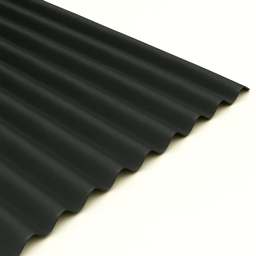 Corrugated 13/3 Leathergrain PVC Plastisol Metal Sheets