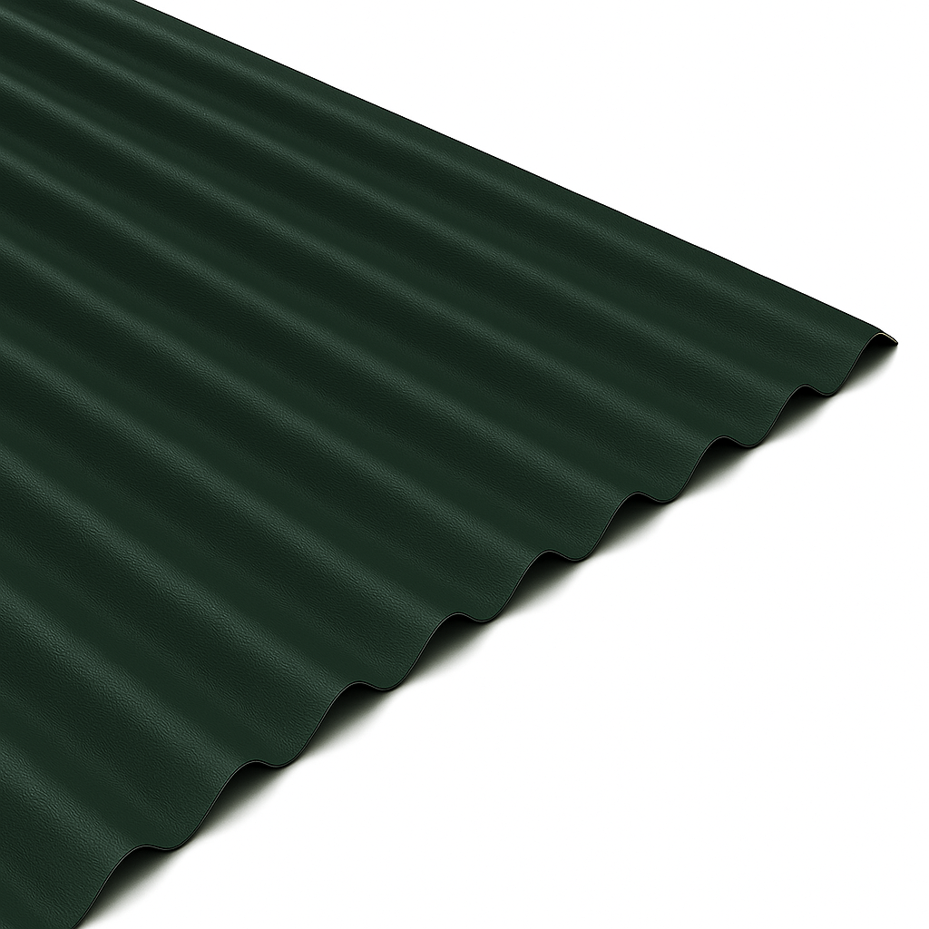 Corrugated 13/3 Leathergrain PVC Plastisol Metal Sheets