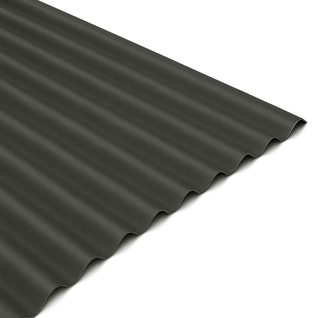 Corrugated 13/3 Leathergrain PVC Plastisol Metal Sheets