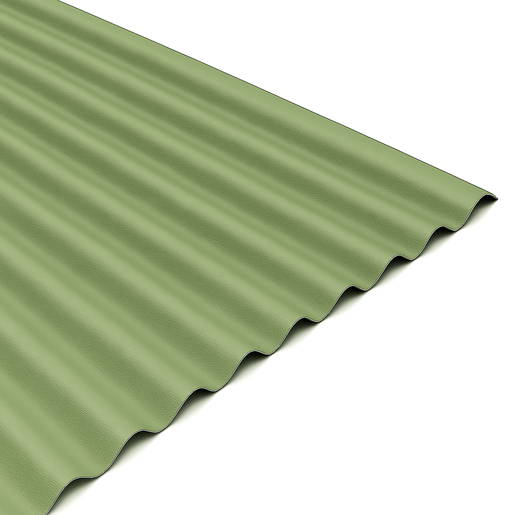 Corrugated 13/3 Leathergrain PVC Plastisol Metal Sheets