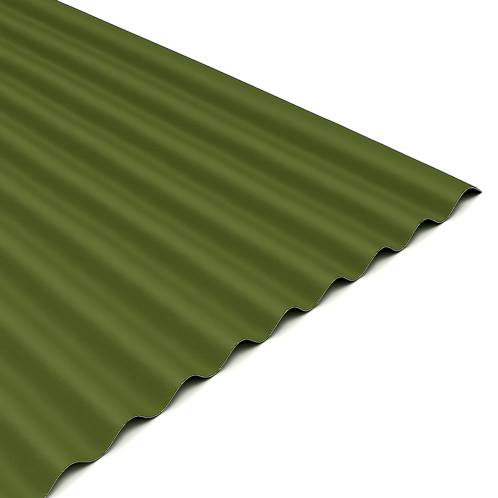 Corrugated 13/3 Leathergrain PVC Plastisol Metal Sheets