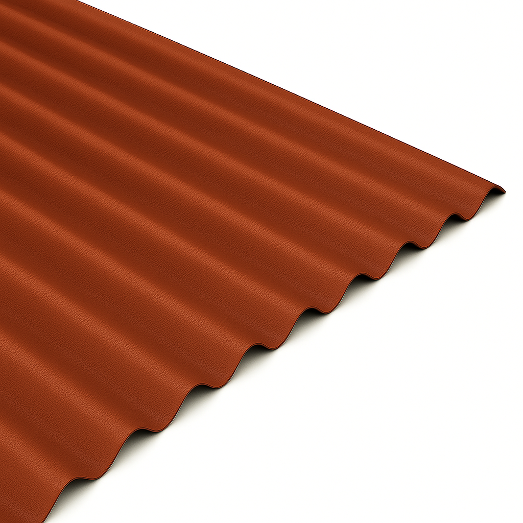 Corrugated 13/3 Leathergrain PVC Plastisol Metal Sheets