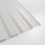 34/1000 box profile wall sheet in PVC Plastisol White, textured finish, studio view