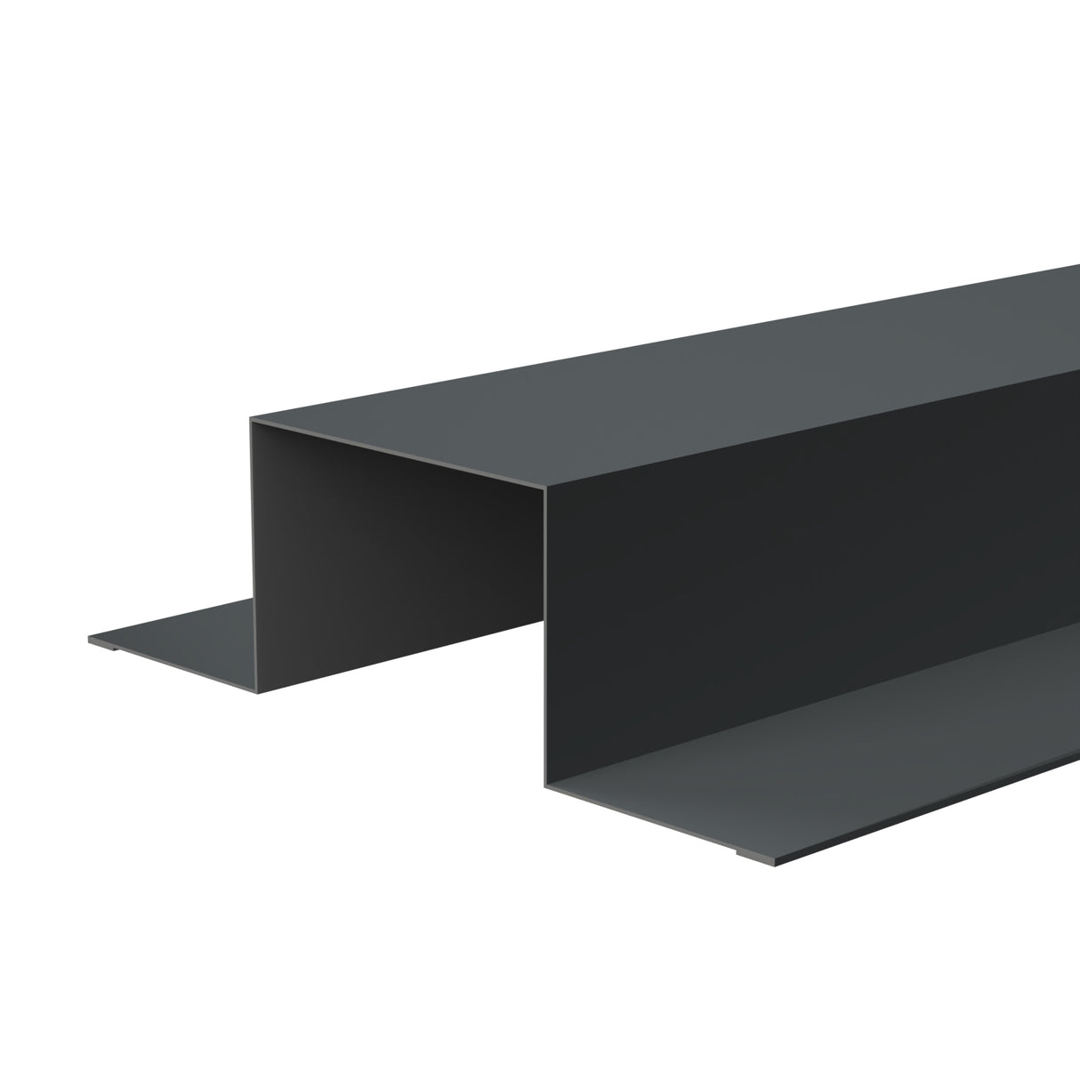 Standard Tophat Flashings 3m 0.7 Polyester in Anthracite