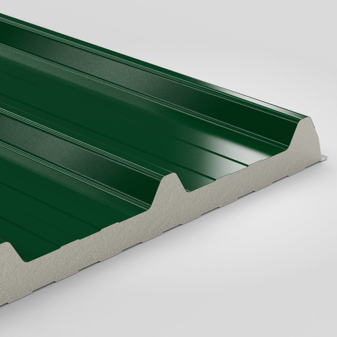 30mm PIR Insulated Roof Panel (75mm Cutback)