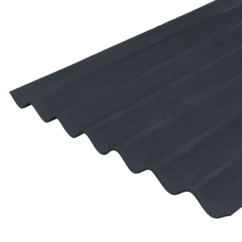 N-grade Big 6 Fibre Cement Spaced Roof Sheets Meadowscape (Anthracite)