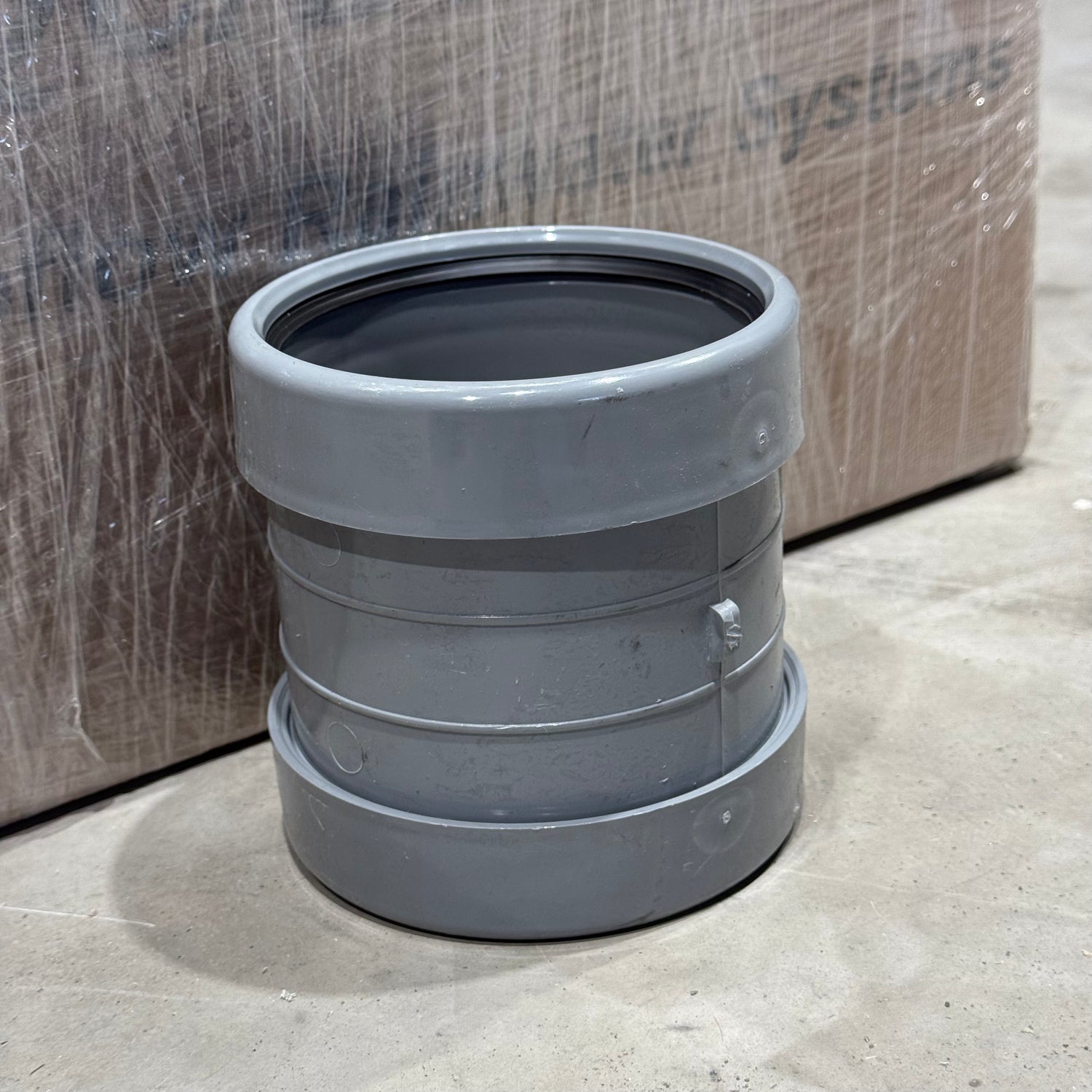 Briarwood Industrial 110mm Guttering Double Socket Soil Pipe Connector