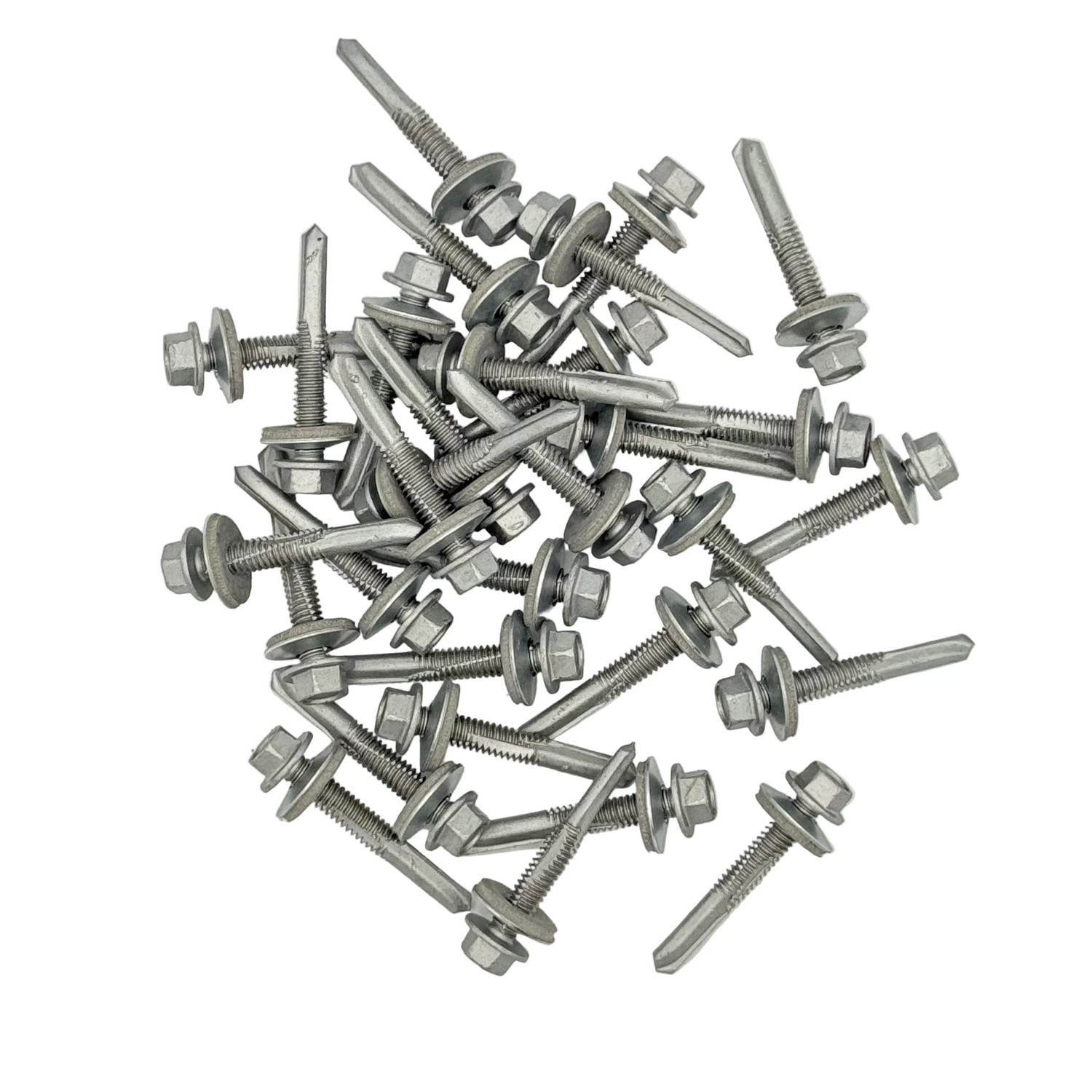 38mm Metal Profiled to Heavy Metal Wall Sections Tek Screws (Pack of 100)