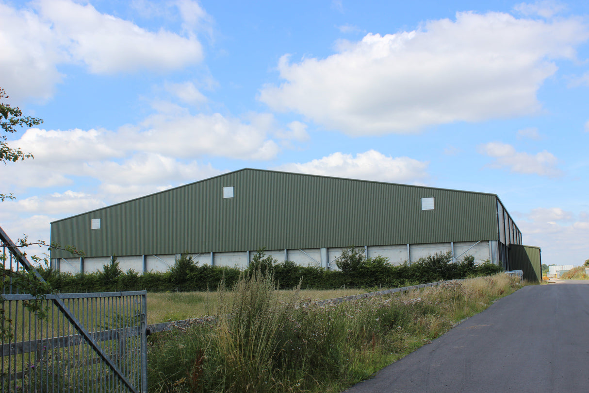 32/1000 Box Profile 0.5 Polyester Metal Sheet Juniper Green