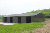 32/1000 Box Profile 0.5 Polyester Metal Sheet Juniper Green