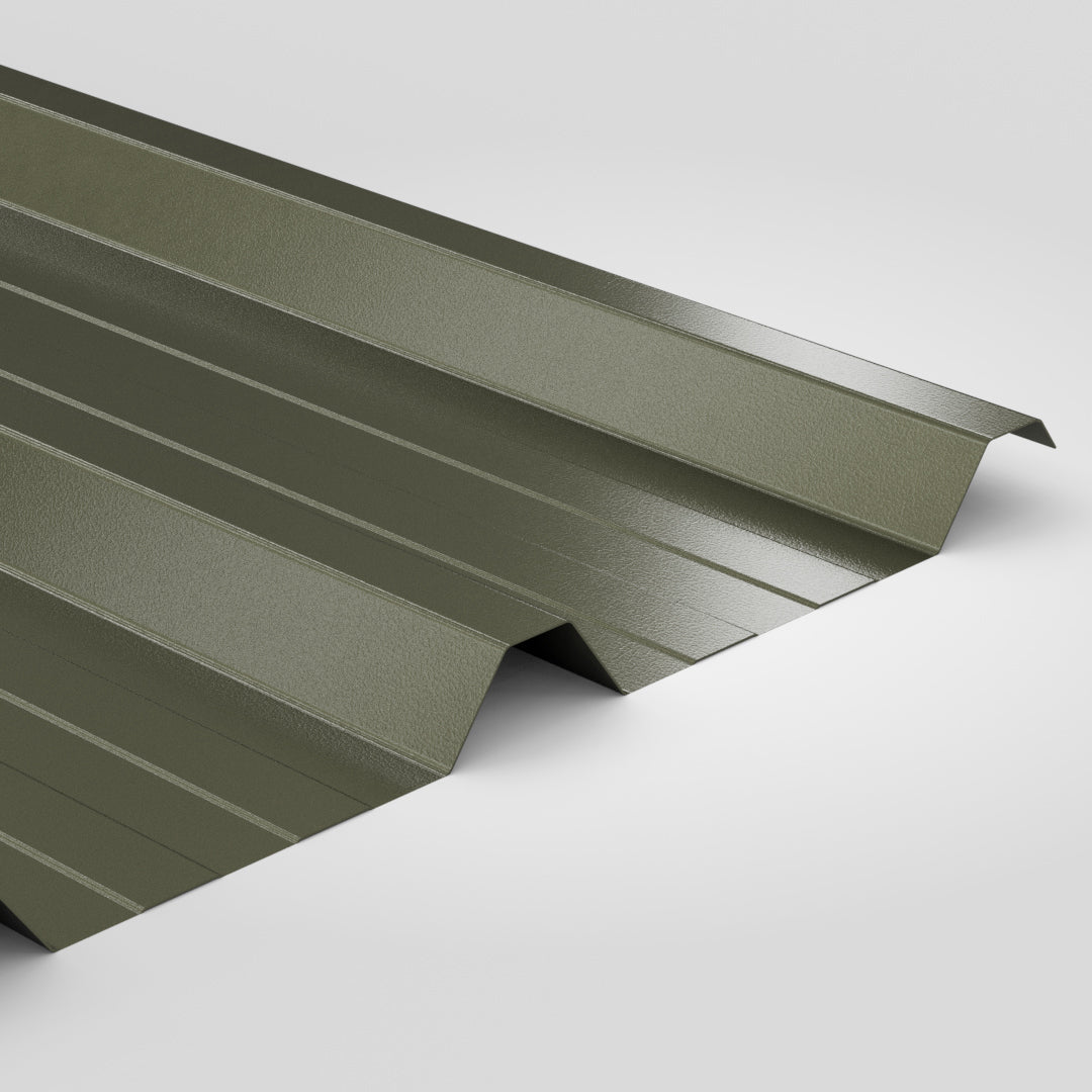 32/1000 Box Profile PVC Plastisol Steel Roofing Sheets