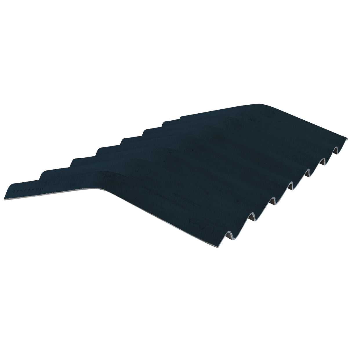 Cranked Crown Big 6 Fibre Cement Ridge Slate Blue
