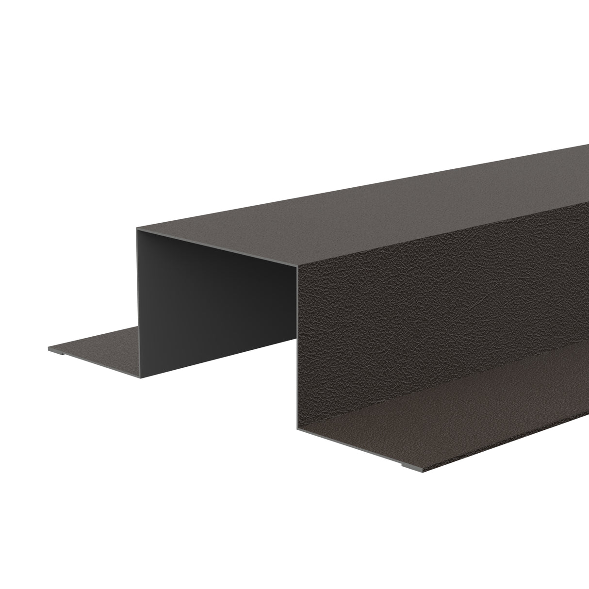 Standard Tophat Flashings 3m 0.7 PVC Plastisol in Van Dyke Brown