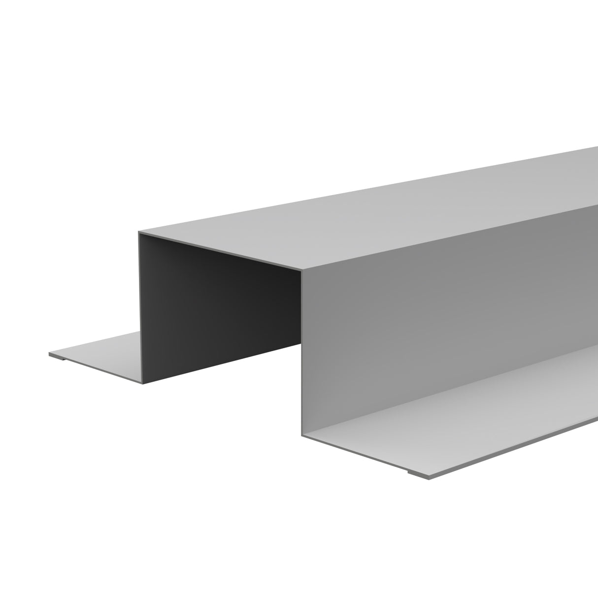 Standard Tophat Flashings 3m 0.7 Polyester in White
