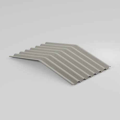 Cranked Crown Big 6 Fibre Cement Ridge Natural Grey - image 12