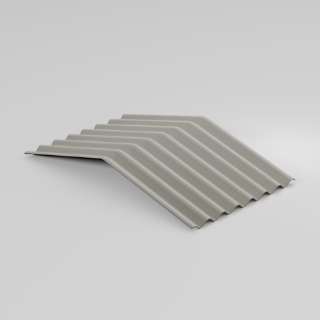 Cranked Crown Big 6 Fibre Cement Ridge Natural Grey - image 13