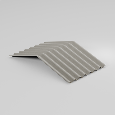 Cranked Crown Big 6 Fibre Cement Ridge Natural Grey - image 14