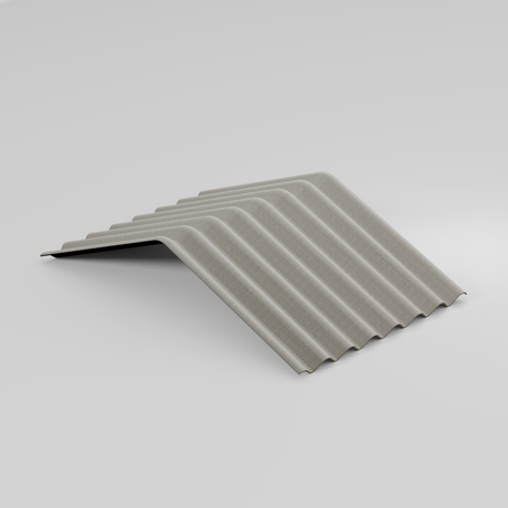 Cranked Crown Big 6 Fibre Cement Ridge Natural Grey - image 15