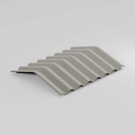 Cranked Crown Big 6 Fibre Cement Ridge Natural Grey - image 8