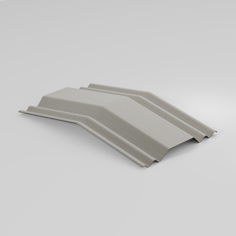 Vented Big 6 Fibre Cement Ridge Natural Grey - image 9