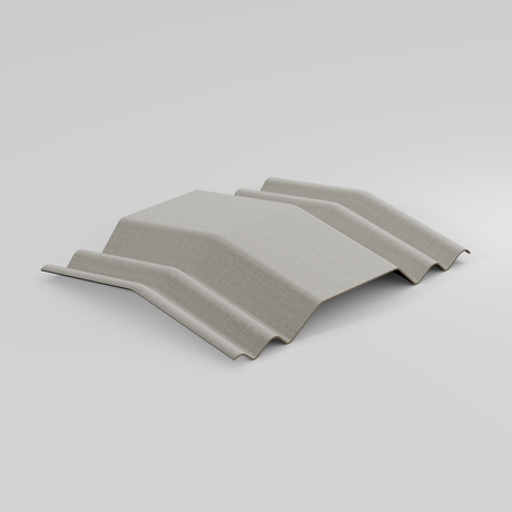Vented Big 6 Fibre Cement Ridge Natural Grey - image 3