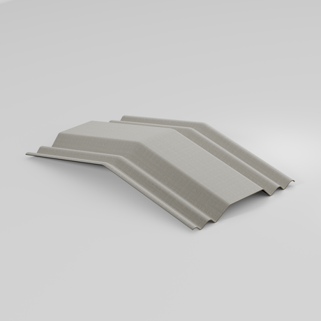 Vented Big 6 Fibre Cement Ridge Natural Grey - image 10