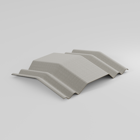 Vented Big 6 Fibre Cement Ridge Natural Grey - image 4