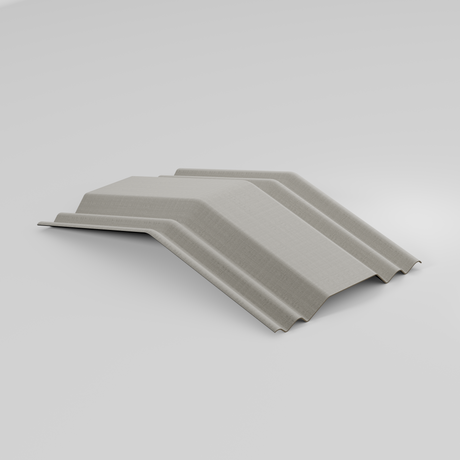 Vented Big 6 Fibre Cement Ridge Natural Grey - image 11
