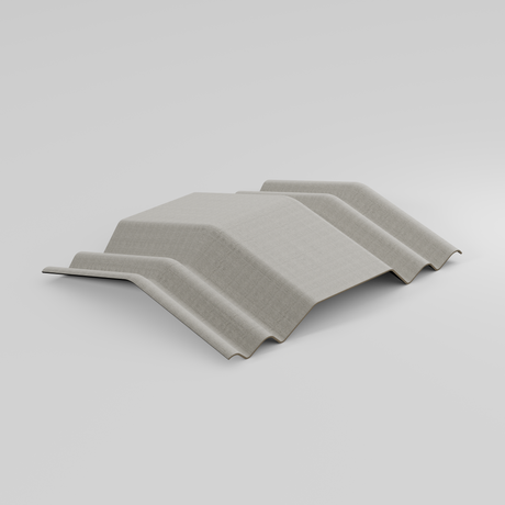 Vented Big 6 Fibre Cement Ridge Natural Grey - image 5