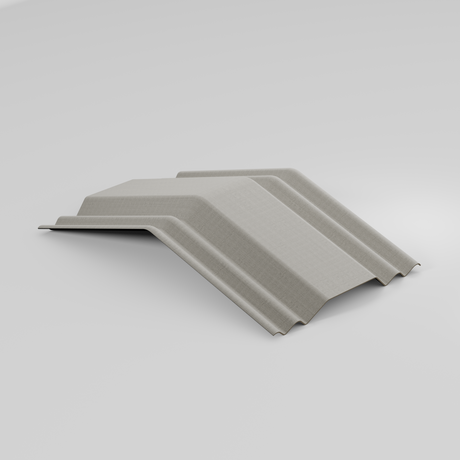 Vented Big 6 Fibre Cement Ridge Natural Grey - image 12