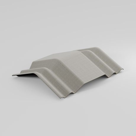 Vented Big 6 Fibre Cement Ridge Natural Grey - image 8