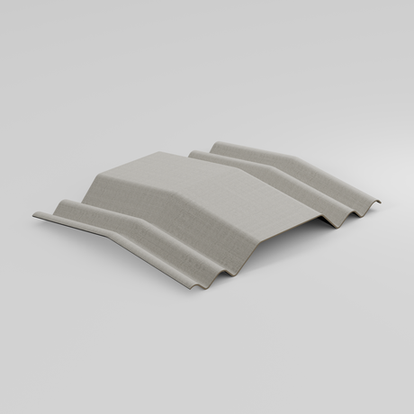 Vented Big 6 Fibre Cement Ridge Natural Grey - image 2