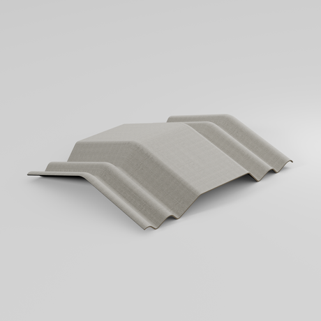 Vented Big 6 Fibre Cement Ridge Natural Grey - image 6
