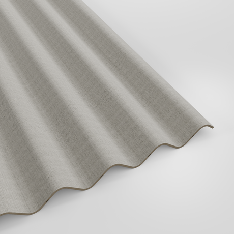 Big 6 fibre cement roof sheet in Natural Grey (mid grey), studio view